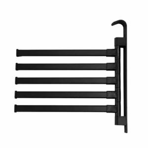 Soporte de pared para toalla de aluminio 5 PUESTOS