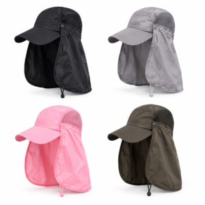 Gorra con protector para cuello y cara