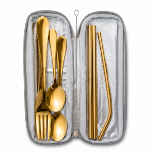 Set de cubiertos con estuche 8 piezas